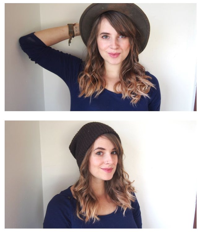 Soft Curls With Hats Autumn Hairstyle Soft Autumn Hairstyles